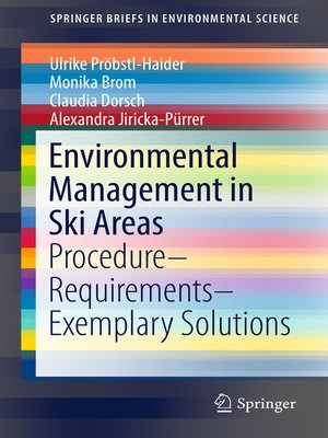 cover image of Environmental Management in Ski Areas